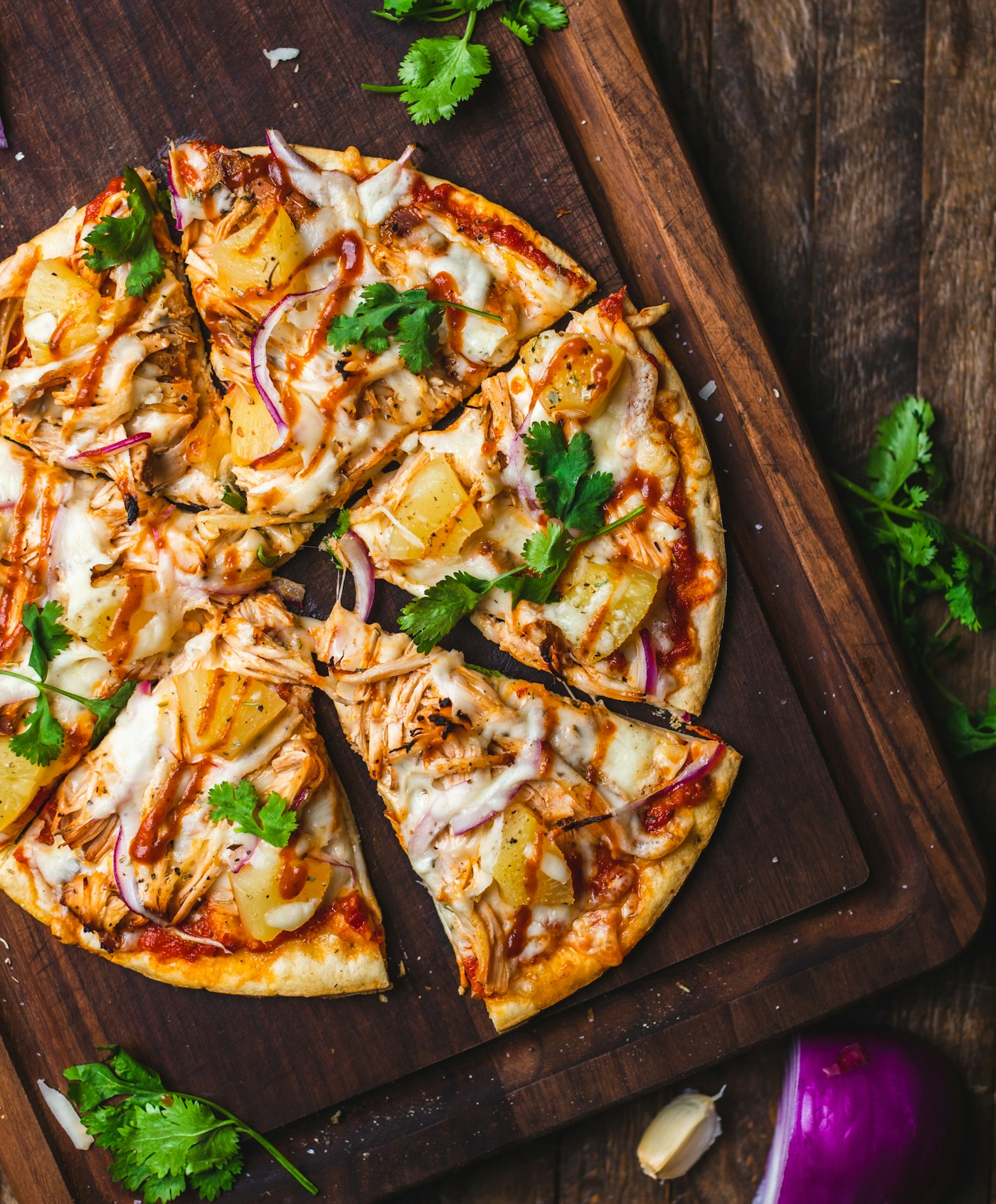 BBQ flatbread